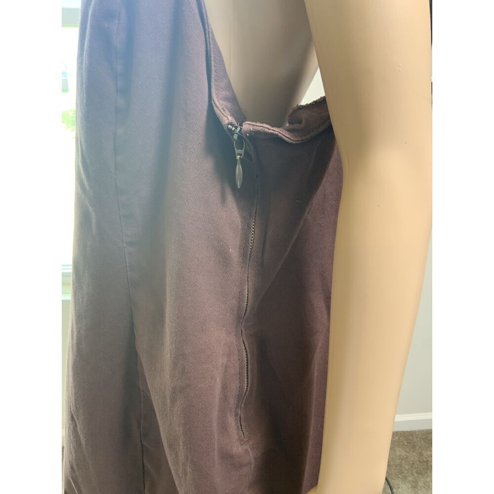 Divided Chocolate Brown Midi Dress - Picture 8 of 13
